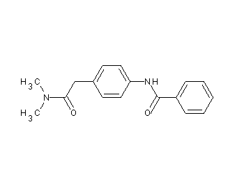 N-{4-[2-(dimethylamino)-2-oxoethyl]phenyl}benzamide