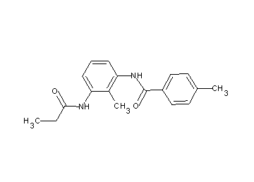 4-methyl-N-[2-methyl-3-(propionylamino)phenyl]benzamide