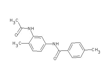 N-[3-(acetylamino)-4-methylphenyl]-4-methylbenzamide