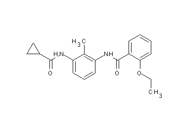 N-{3-[(cyclopropylcarbonyl)amino]-2-methylphenyl}-2-ethoxybenzamide