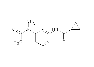 N-{3-[acetyl(methyl)amino]phenyl}cyclopropanecarboxamide