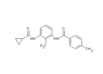 N-{3-[(cyclopropylcarbonyl)amino]-2-methylphenyl}-4-methylbenzamide