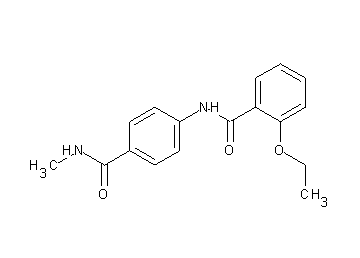 2-ethoxy-N-{4-[(methylamino)carbonyl]phenyl}benzamide