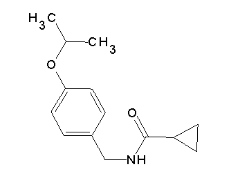 N-(4-isopropoxybenzyl)cyclopropanecarboxamide