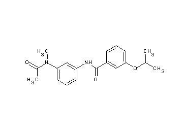 N-{3-[acetyl(methyl)amino]phenyl}-3-isopropoxybenzamide