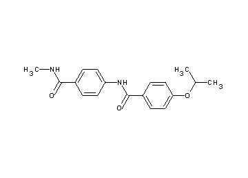 4-isopropoxy-N-{4-[(methylamino)carbonyl]phenyl}benzamide