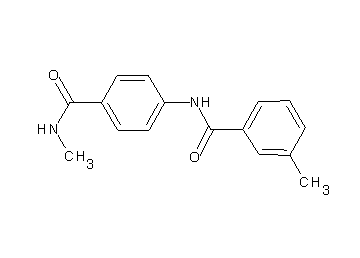 3-methyl-N-{4-[(methylamino)carbonyl]phenyl}benzamide