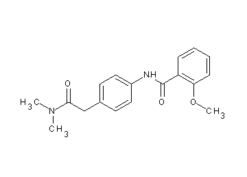 N-{4-[2-(dimethylamino)-2-oxoethyl]phenyl}-2-methoxybenzamide