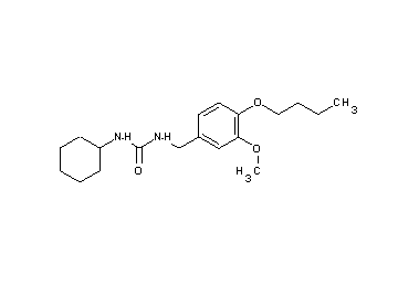 N-(4-butoxy-3-methoxybenzyl)-N'-cyclohexylurea