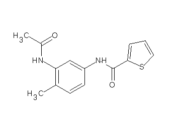 N-[3-(acetylamino)-4-methylphenyl]-2-thiophenecarboxamide