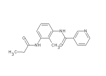 N-[2-methyl-3-(propionylamino)phenyl]nicotinamide