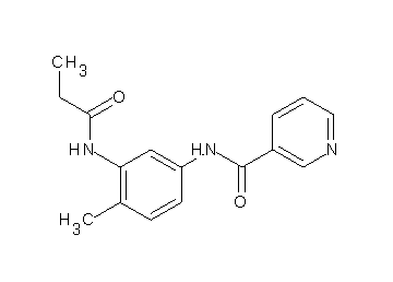 N-[4-methyl-3-(propionylamino)phenyl]nicotinamide