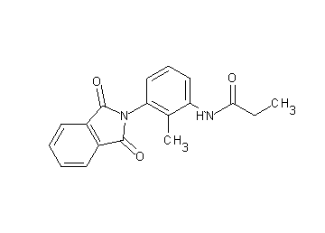 N-[3-(1,3-dioxo-1,3-dihydro-2H-isoindol-2-yl)-2-methylphenyl]propanamide