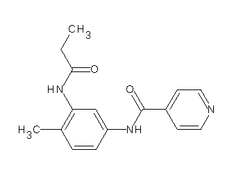 N-[4-methyl-3-(propionylamino)phenyl]isonicotinamide