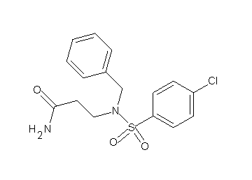 N3-benzyl-N3-[(4-chlorophenyl)sulfonyl]-b-alaninamide