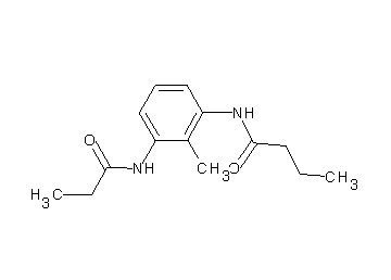 N-[2-methyl-3-(propionylamino)phenyl]butanamide