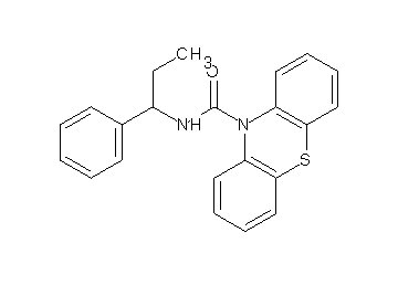 N-(1-phenylpropyl)-10H-phenothiazine-10-carboxamide