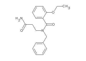 N-(3-amino-3-oxopropyl)-N-benzyl-2-ethoxybenzamide (non-preferred name)