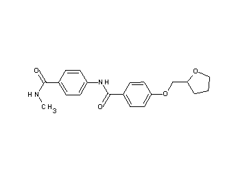 N-{4-[(methylamino)carbonyl]phenyl}-4-(tetrahydro-2-furanylmethoxy)benzamide