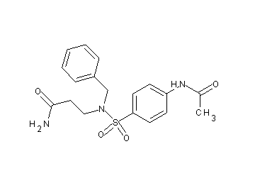 N3-{[4-(acetylamino)phenyl]sulfonyl}-N3-benzyl-b-alaninamide