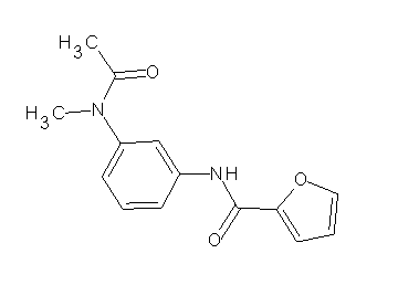 N-{3-[acetyl(methyl)amino]phenyl}-2-furamide