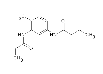 N-[4-methyl-3-(propionylamino)phenyl]butanamide