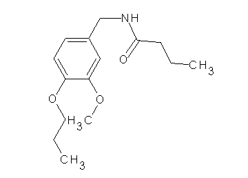 N-(3-methoxy-4-propoxybenzyl)butanamide