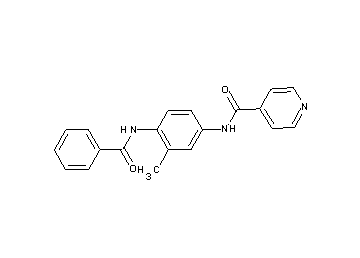 N-[4-(benzoylamino)-3-methylphenyl]isonicotinamide - Click Image to Close