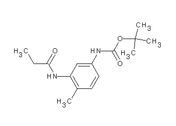 tert-butyl [4-methyl-3-(propionylamino)phenyl]carbamate - Click Image to Close