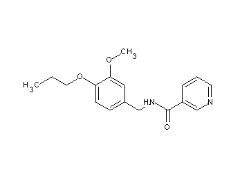 N-(3-methoxy-4-propoxybenzyl)nicotinamide