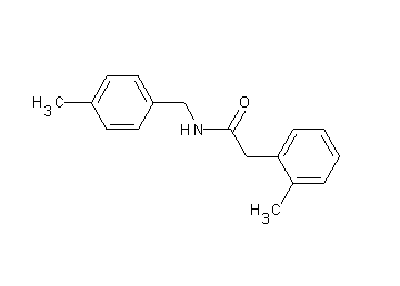 N-(4-methylbenzyl)-2-(2-methylphenyl)acetamide