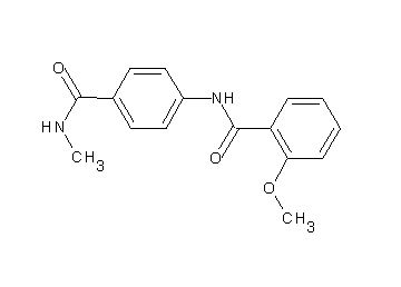 2-methoxy-N-{4-[(methylamino)carbonyl]phenyl}benzamide