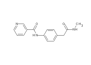 N-{4-[2-(methylamino)-2-oxoethyl]phenyl}nicotinamide - Click Image to Close