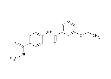3-ethoxy-N-{4-[(methylamino)carbonyl]phenyl}benzamide