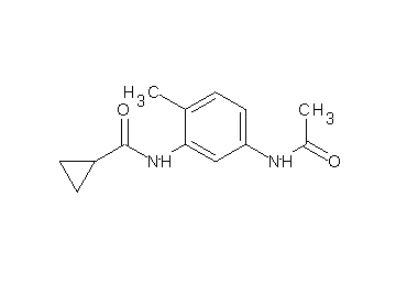 N-[5-(acetylamino)-2-methylphenyl]cyclopropanecarboxamide