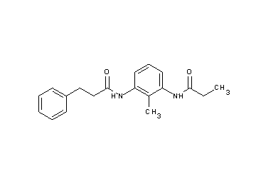N-[2-methyl-3-(propionylamino)phenyl]-3-phenylpropanamide