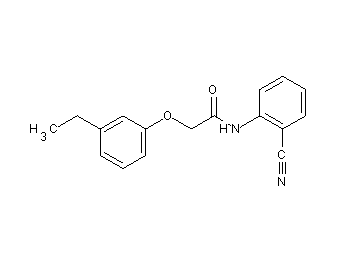 N-(2-cyanophenyl)-2-(3-ethylphenoxy)acetamide