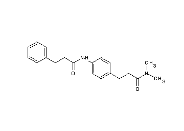 N-{4-[3-(dimethylamino)-3-oxopropyl]phenyl}-3-phenylpropanamide