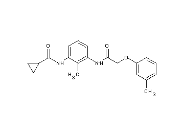 N-(2-methyl-3-{[(3-methylphenoxy)acetyl]amino}phenyl)cyclopropanecarboxamide