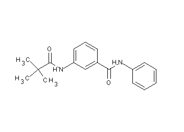 3-[(2,2-dimethylpropanoyl)amino]-N-phenylbenzamide