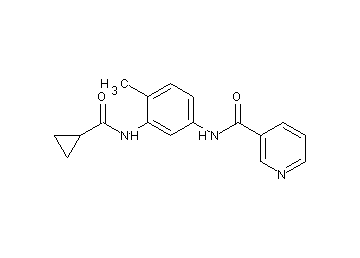 N-{3-[(cyclopropylcarbonyl)amino]-4-methylphenyl}nicotinamide