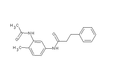N-[3-(acetylamino)-4-methylphenyl]-3-phenylpropanamide