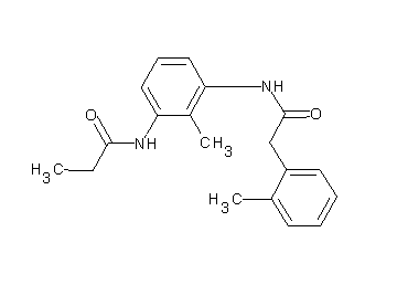 N-(2-methyl-3-{[(2-methylphenyl)acetyl]amino}phenyl)propanamide