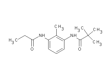 2,2-dimethyl-N-[2-methyl-3-(propionylamino)phenyl]propanamide