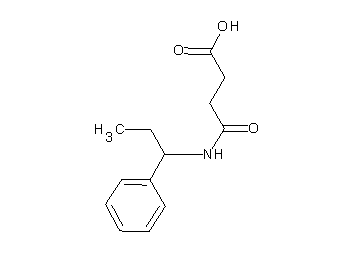 4-oxo-4-[(1-phenylpropyl)amino]butanoic acid