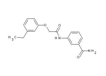3-{[(3-ethylphenoxy)acetyl]amino}benzamide