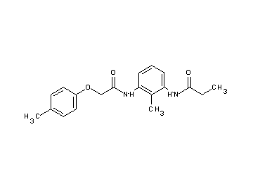 N-(2-methyl-3-{[(4-methylphenoxy)acetyl]amino}phenyl)propanamide