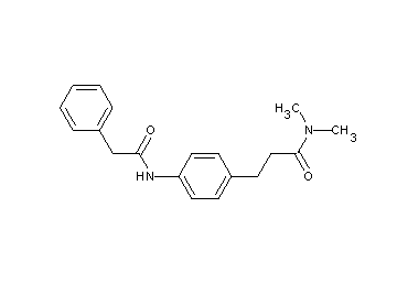 N,N-dimethyl-3-{4-[(phenylacetyl)amino]phenyl}propanamide