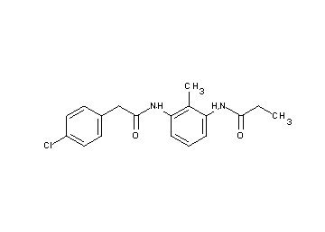 N-(3-{[(4-chlorophenyl)acetyl]amino}-2-methylphenyl)propanamide
