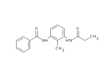 N-[2-methyl-3-(propionylamino)phenyl]benzamide
